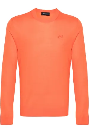 Dsquared2 Logo-embroidered wool jumper