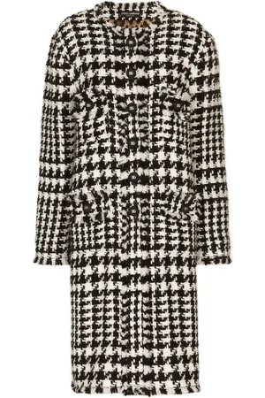 Dolce & Gabbana Tweed single-breasted coat