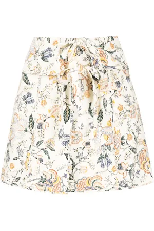 ULLA JOHNSON Quilted silk miniskirt