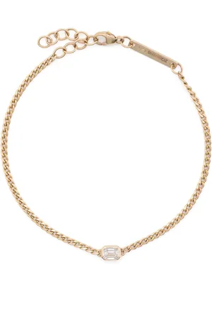 Zoe Chicco 14kt yellow diamond chain bracelet