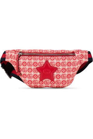 Gucci 2016-2024 Kids GG Canvas Star belt bag