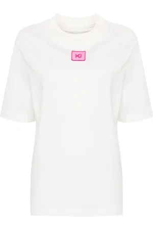 Khrisjoy Logo-embroidered cotton T-shirt
