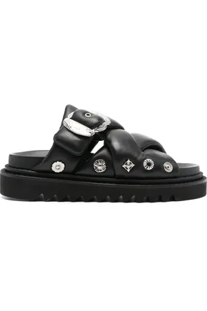 TOGA VIRILIS Padded leather sandals