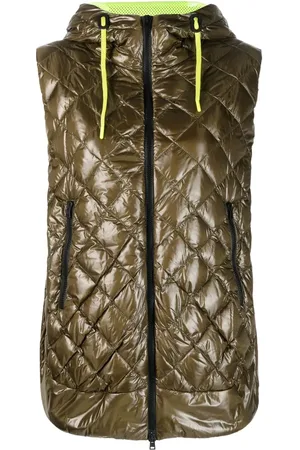 HERNO Zip-up hooded quilted gilet