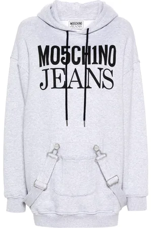 Moschino Strap-detailed hooded minidress