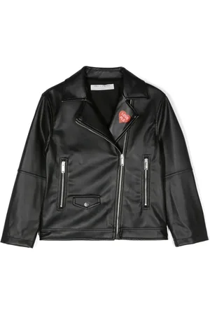 PHILOSOPHY DI LORENZO SERAFINI Faux-leather biker jacket