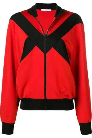 Givenchy Contrast panel zipped jacket