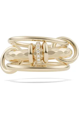 SPINELLI KILCOLLIN 18kt yellow Gemini Vulcan diamond ring