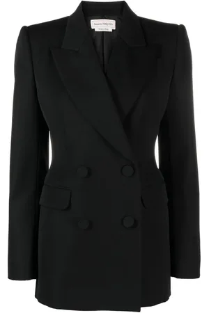 Alexander McQueen Double-breasted wool blazer