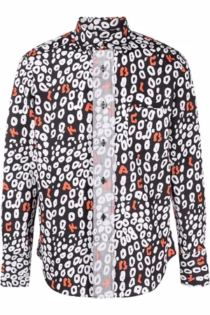 Comme des Garçons Leopard-print cotton shirt