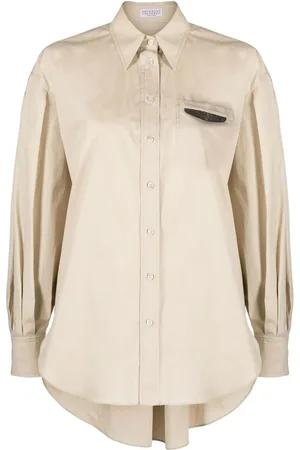 Brunello Cucinelli Long-sleeve cotton shirt