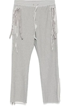 midorikawa Fringe-detailing trousers