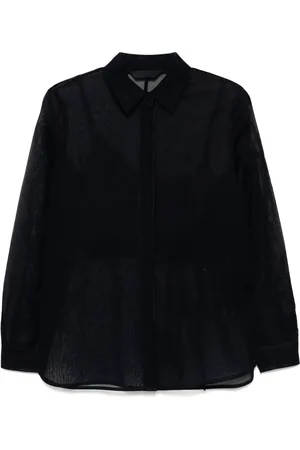 JUUN.J Ribbon bustier shirt