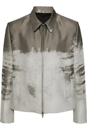 Diesel J-Pylon abstract-pattern jacket