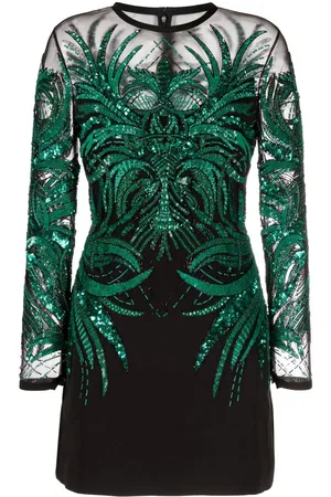 Elie saab Bead-embroidered minidress