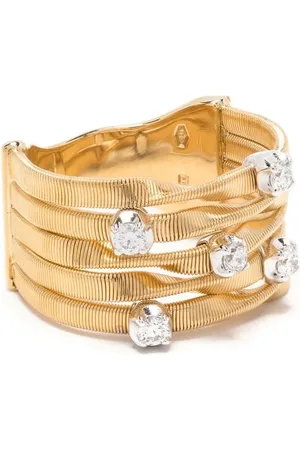 Marco Bicego 18kt yellow diamond multi-band ring