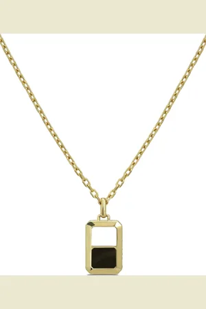 Lark & Berry 18kt yellow Eclipsis double-sided necklace