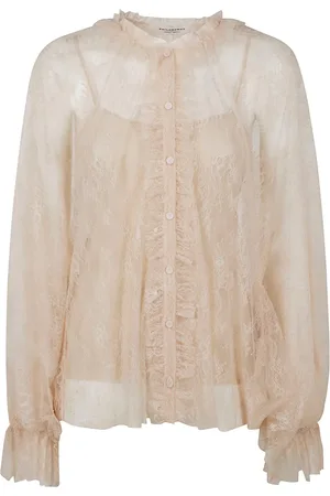 Serafini Floral-lace blouse