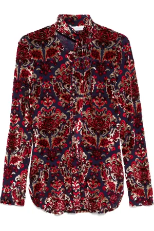 Paco rabanne Flocked-pattern shirt