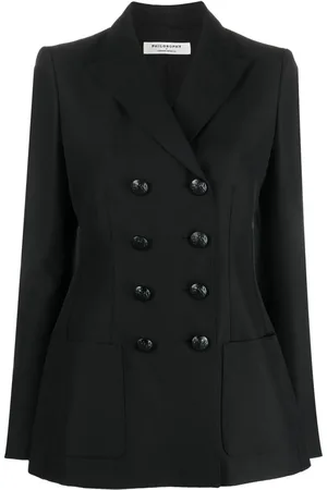Serafini Embossed-buttons double-breasted blazer