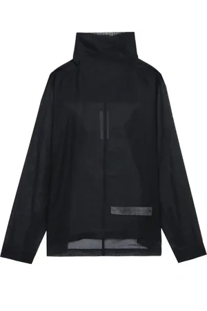 Rick Owens High-neck cotton jacket