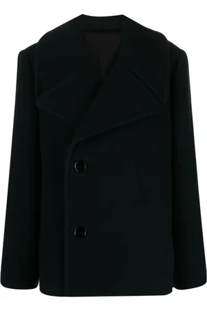 LEMAIRE Double-breasted wool coat