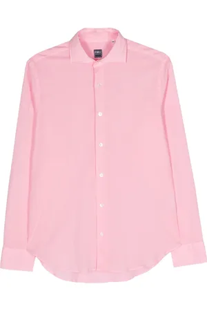FEDELI Long-sleeve poplin shirt