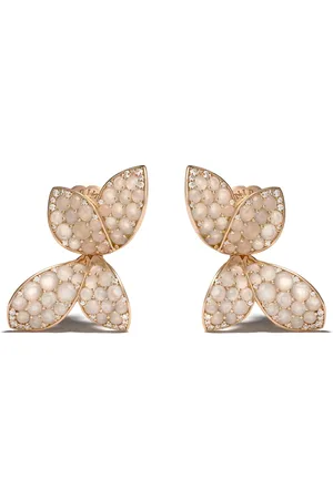 Pasquale Bruni 18kt rose gold Giardini Segreti diamond stud earrings