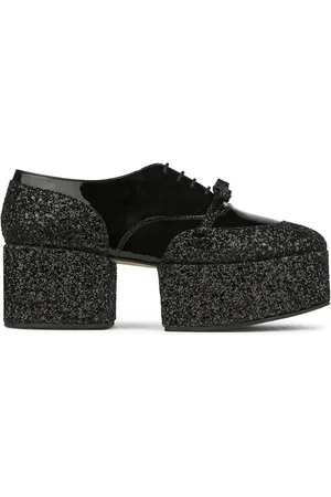 NOIR KEI NINOMIYA Glitter-embellished loafers