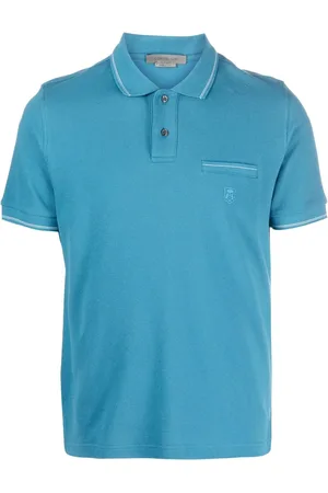 corneliani Short-sleeve cotton polo shirt