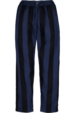 Marrakshi Life Striped cotton trousers