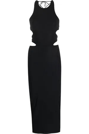 Amazuìn Open-back midi dress