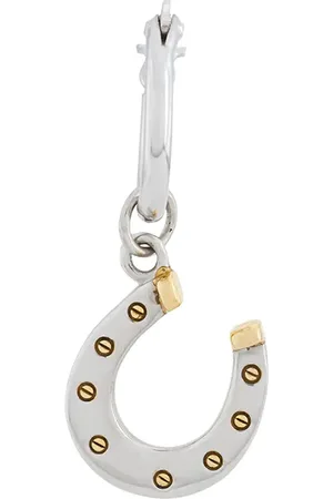 TRUE ROCKS Horseshoe hoop earring