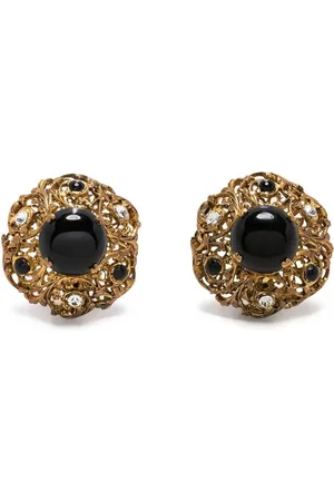 CHANEL Art Nouveau clip-on earrings