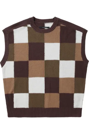 SONG FOR THE MUTE Checked vest