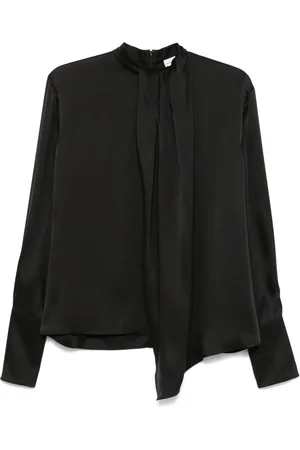MAGDA BUTRYM Round neck silk blouse