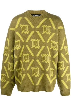 MISBHV Logo print merino-mohair blend jumper