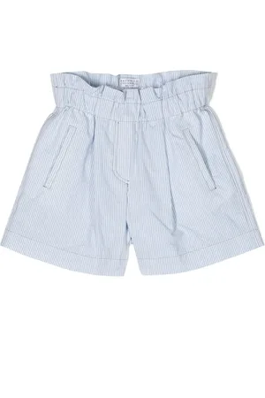 Brunello Cucinelli Striped cotton shorts