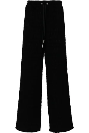 OFF-WHITE Logo print wide leg trousers