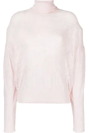 Twin-Set Roll-neck knitted top