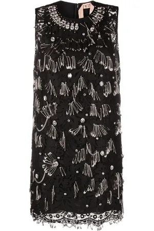 Nº21 Safety-pin sleeveless dress