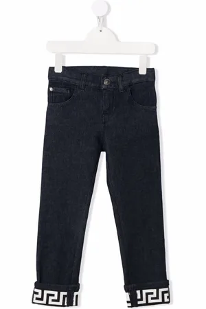 VERSACE Greca slim-cut jeans