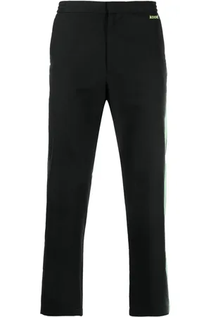 KOCHÉ Side-stripe straight-leg trousers