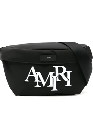 AMIRI Staggered logo-embroidered belt bag