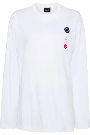 JOSHUA SANDERS Smiley-motif long-sleeved t-shirt