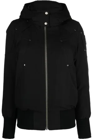 Moose Knuckles Ballistic high-neck studded hooded jacket