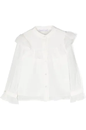 PATACHOU Chiffon ruffled blouse