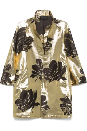 GIANLUCA CAPANNOLO Lamé-effect coat