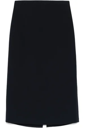 Vince Rear-slit midi skirt