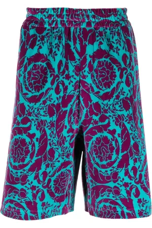 VERSACE Abstract pattern Bermuda shorts